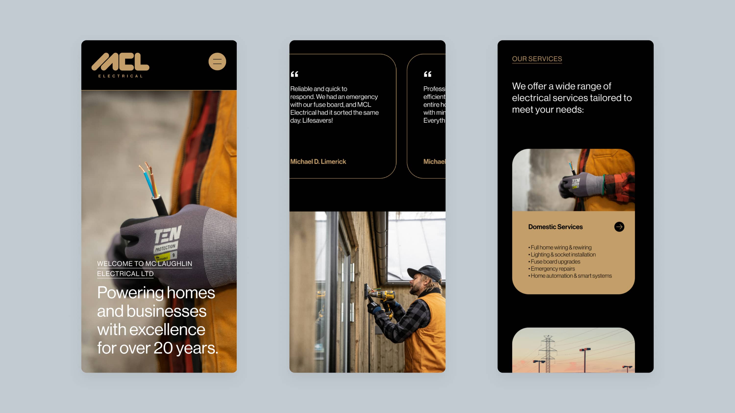 Full width image component